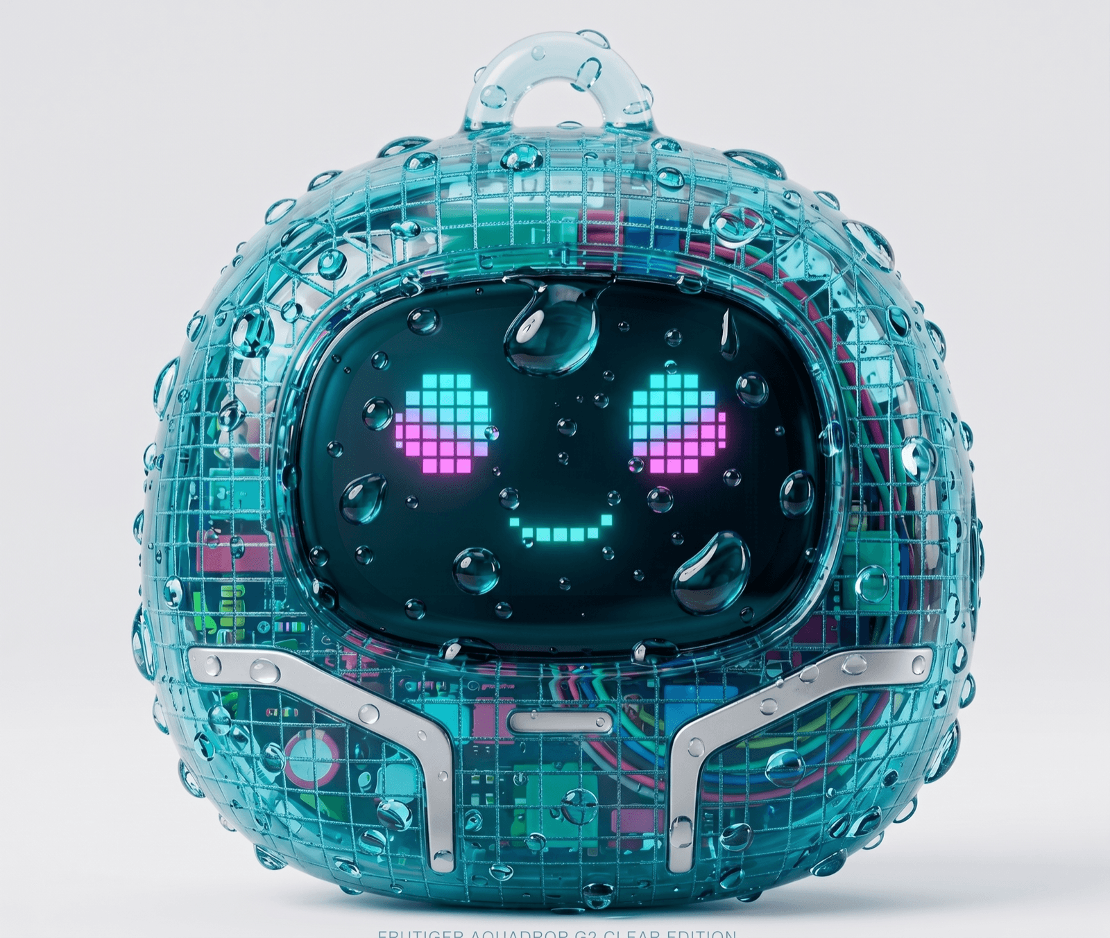 Hati companion concept, a collectible pocket friend with a living face